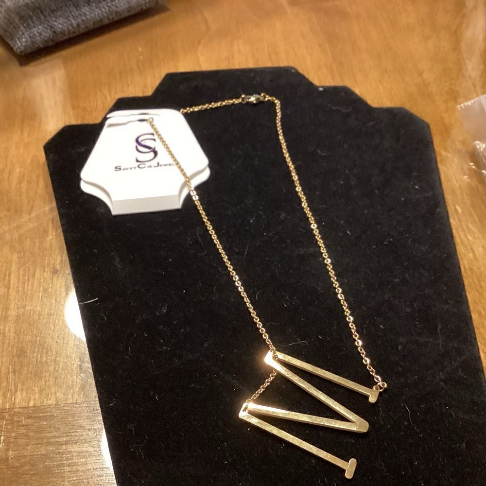 Slideways Goldtone M/W? Necklace